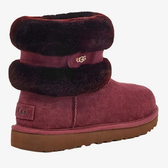Ugg Limited Edition Fluff Mini Boots Shearling Fur Designer Fur Wool #186 - Picture 2 of 15